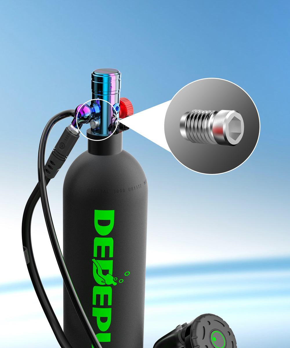 DEDEPU D600 2.3L scuba tank-5k relief valve