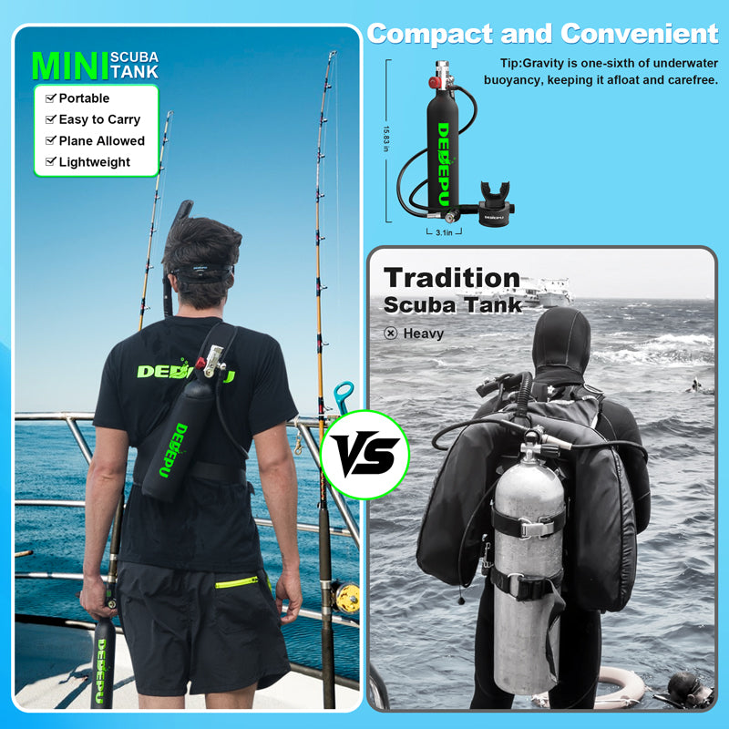 DEDEPU S5000 1L mini scuba tank