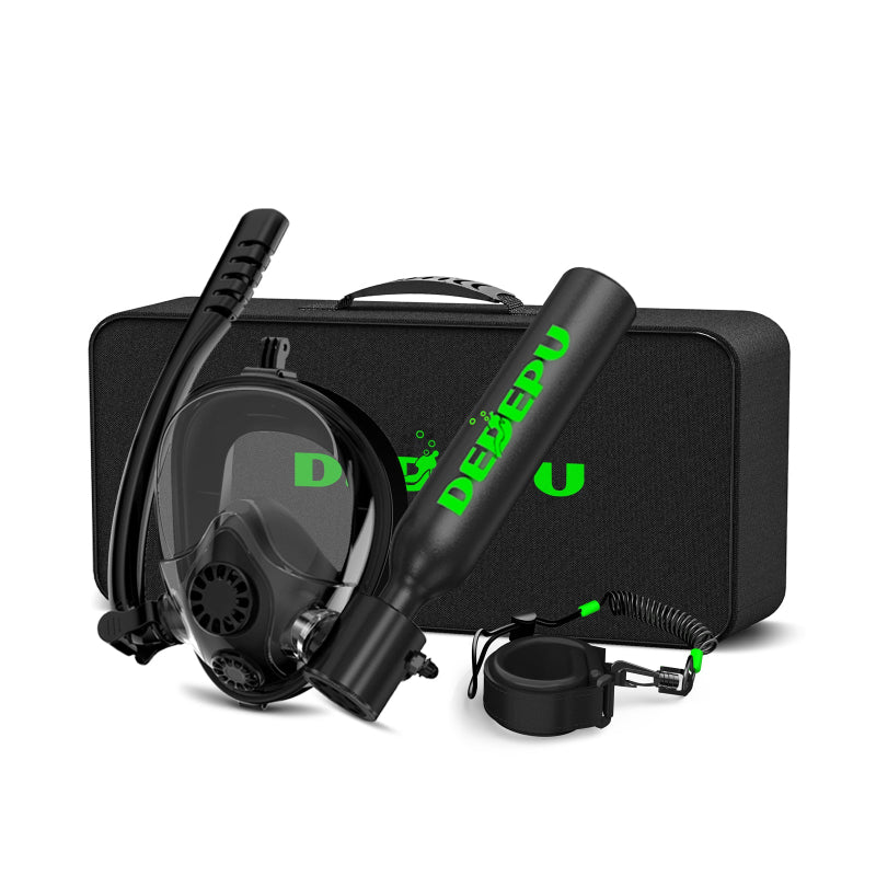 DEDEPU S3000 0.5L Mini Scuba Tank with Mask
